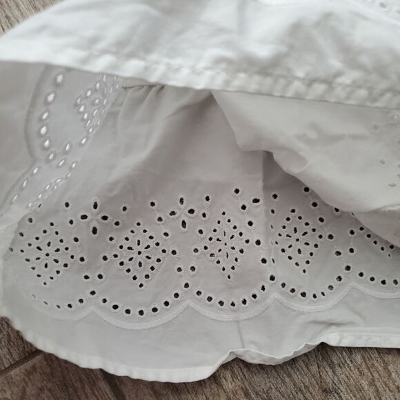 Crazy 8 white boho tank top Size 12-18 Months - Picture 7 of 9